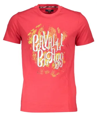 Produktbild von Exklusives Rundhals-Herren T-Shirt in Rot - Kurzarm mit Druck & Logo