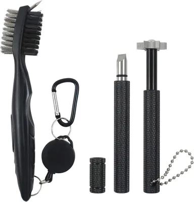 Produktbild von Golfclub-Reinigungsset mit Bürste und Rillenreiniger