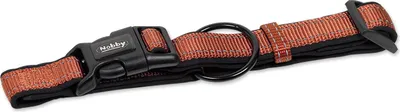 Produktbild von Nobby Halsband Classic Reflect Soft terracotta/schwarz