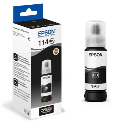 Image de Epson 114 - 70 ml - noir - original - encre de recharge - pour EcoTank ET-8500, ET-8550