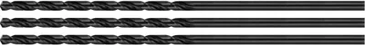Zdjęcie produktu dla Zestaw 3 wierteł do metalu, bardzo długich (5,0 x 400 mm )