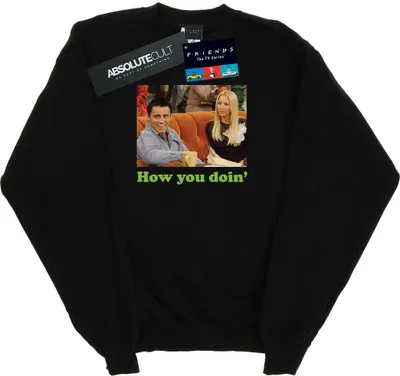 Produktbild von Friends - "How You Doin" Sweatshirt für Herren BI23811 (S) (Schwarz)