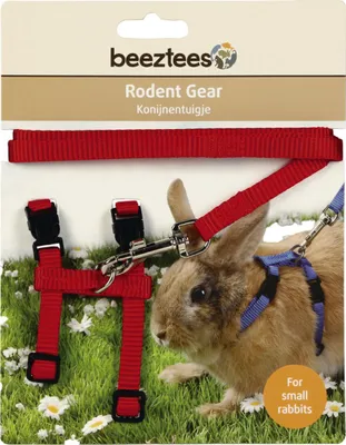 Obrázok produktu pre Postroj Beeztees pre králika - hlodavce - nylon - rôzne farby