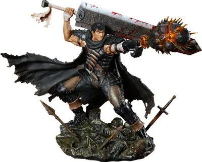 Obrázek produktu pro Berserk PVC soška 1/7 Guts Black Swordsman Ver. 26 cm