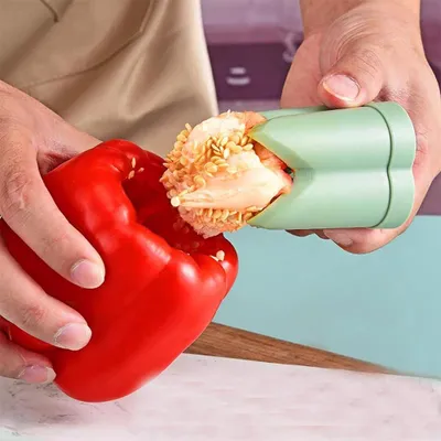 Produktbild von 2-in-1 Pfefferentkerner und Paprikaentkerner