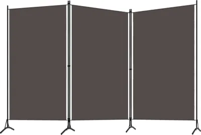 Produktbild von vidaXL 3-tlg. Raumteiler Anthrazit 260x180 cm