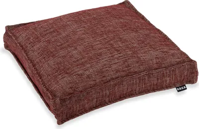 Produktbild von H.O.C.K. Addicted Sitzkissen mit Biese 40x40x5cm bordeaux - rot col. 09