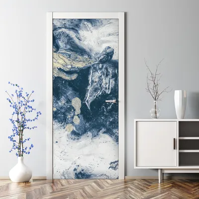 Produktbild von Dekorative Türtato Aufkleber selbstklebend Klebefolie Türposter Marmor Abstraktion 85 x 200 cm