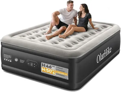 Imagen del producto de Colchón inflable autohinchable de 152x203x50 cm. Cama de aire para 2 personas