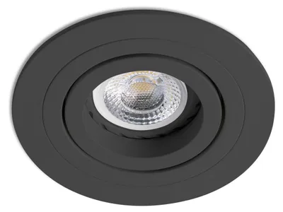 Image de Radon Spot encastré rond noir