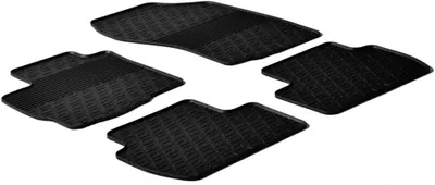 Image de Lot de tapis en caoutchouc Gledring compatibles avec la Peugeot 4007 à partir de 2007 / la Citroën C-Crosser à partir de 2007 / la Mitsubishi Outlander de 2007 à 2010 (profil G, 4 pièces)