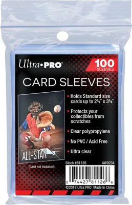 Produktbild von Ultra PRO Card Sleeves Kartenhüllen Standardgröße Transparent