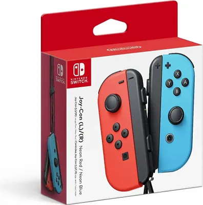 Produktbild von Nintendo Switch Controller - Joy-Con 2er-Set Neon-Rot/Neon-Blau; 2510166