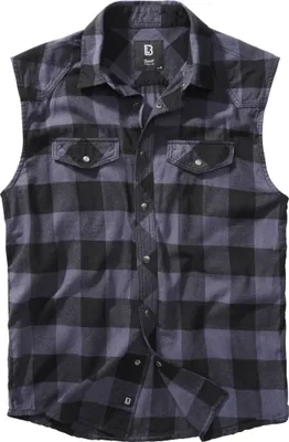 Zdjęcie produktu dla Brandit - CHECKED FLANELL Shirt schwarz / charcoal - 5XL