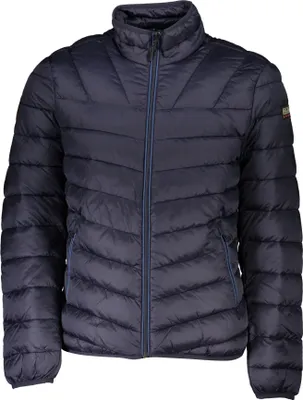 Produktbild von Blaue Herrenjacke mit Taschen & Reißverschluss - Stilvoll & Praktisch