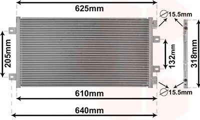 Image de VAN WEZEL Condenseur (climatisation)