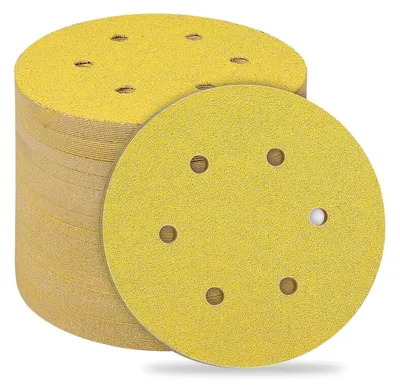 Obrázek produktu pro Brusný papír Klett, 150 mm, zrnitost P40, 6 děr, 40 kusů, pro excentrické brusky, vhodný pro dřevo, kov a barvy