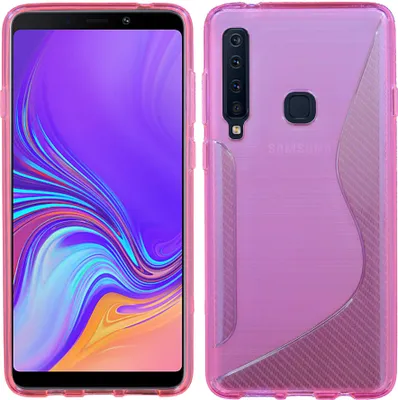Produktbild von SAMSUNG GALAXY A9 2018 ( A920F ) Handy Silikon Schutzhülle Cover Case Pink