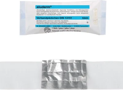 Produktbild von Verband 6 cm x 3 m (B x L) Mae Kompresse: 8 x 6 cm (B x L) Polyestervlies aluminiumbedampft
