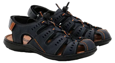 Produktbild von Rieker - Herren Sandalen, Leder PP5642 (40,5 EU) (Dunkles Marineblau)