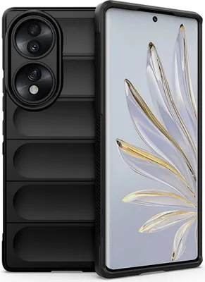 Produktbild von Honor 70 Hülle, Weich TPU Silikon Stossfest Anti-rutsch Schutzhülle für Honor 70 Schwarz