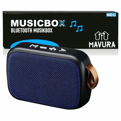 Immagine prodotto di MUSICBOX Altoparlante Bluetooth Scatola musicale Wireless Sound Bass Hi-Res Stereo MP3