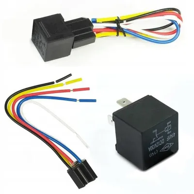 Zdjęcie produktu dla AMiO PRZEKAŹNIK SAMOCHODOWY WIĄZKA GNIAZDO 5 PIN 40A 12V