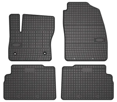 Image de Tapis de sol en caoutchouc pour Ford C-MAX MK2 2010-2012 (monospace) – 4 pièces, noirs, sur mesure