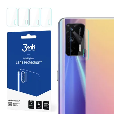 Produktbild von 3mk Hybridglas Lens Protection für Realme GT Neo 5G Kamera Objektiv Kameralinse 0,16mm 6H (4 Stück)