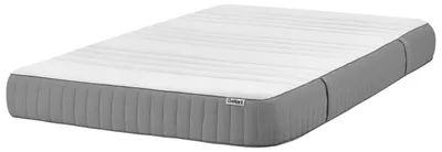 Obrázek produktu pro BELIANI Matrace z paměťové pěny bílá s šedou polyester 120 x 200 cm tvrdá snímatelný potah