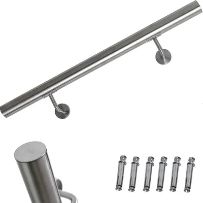 Produktbild von Melko Treppengeländer Edelstahl Ø 4,2 cm Eingangsgeländer Wandhandlauf - 0,5 m