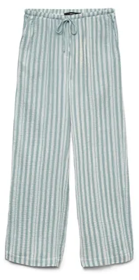 Obrázok produktu pre Vero Moda 10325865_1422_1191809, Základné nohavice, Žena, Dospelý, Aqua / Gray Mist, L, Široké