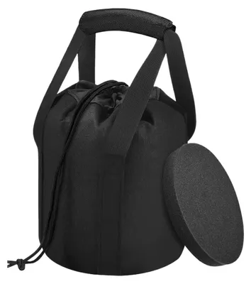 Imagen del producto de Bolsa de deporte plegable con acolchado de espuma para lanzamiento de peso