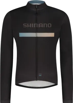 Produktbild von Shimano VERTEX Long Sleeves Jersey Printed, Black