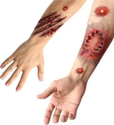 Produktbild von Tattoo-Klebstoffe Für Bisswunden, 30X14 Cm