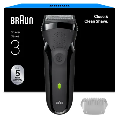 Immagine prodotto di Electric shaver - BRAUN - Series 3 300s - 30 min - Black