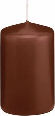 Produktbild von Stumpenkerzen Kastanie Braun 100 x Ø 58 mm, 16 Stück