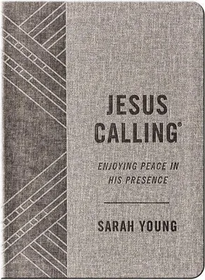 Produktbild von Jesus Calling, Textured Gray Leathersoft, with Full Scriptures