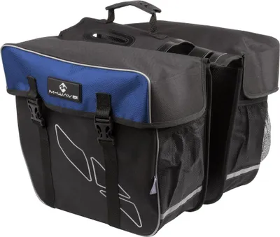 Produktbild von M-Wave 122804, Fahrradtasche, Polyester, Schwarz, Blau, 30 l, 500 mm, 340 mm