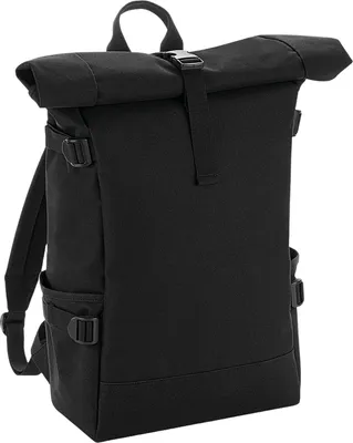 Produktbild von Bagbase - Rucksack "Block", Roll Top BC5478 (Einheitsgröße) (Schwarz)
