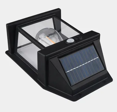 Zdjęcie produktu dla Lampa Solarna Kinkiet Żarówka Led Elewacyjna Uliczna Ogrodowa Zewnętrzna