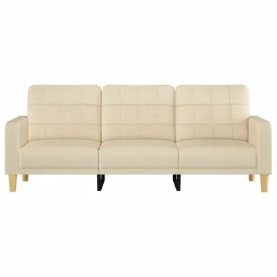 Produktbild von ZMH 3-Sitzer-Sofa Creme 180 cm Stoff