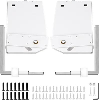 Obrázek produktu pro VEVOR Murphyho pružinový mechanismus pro montáž na stěnu, robustní nosný hardware, sada pro kutily pro manželské postele (vertikální), bílá barva