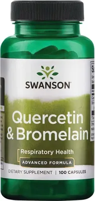 Produktbild von Quercetin & Bromelain 100 Kapseln Swanson Health Products