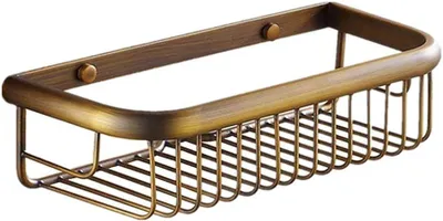 Produktbild von Duschregal 30 cm, Messing, Wandmontage, für Shampoo