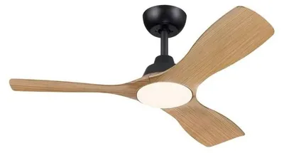 Produktbild von Philips Olas Deckenventilator mit Beleuchtung 30 W (Ventilator) + 24 W (Leuchte), Haushalts-Lamellenlüfter, Schwarz, Zimmerdecke, Metall, IP20, I
