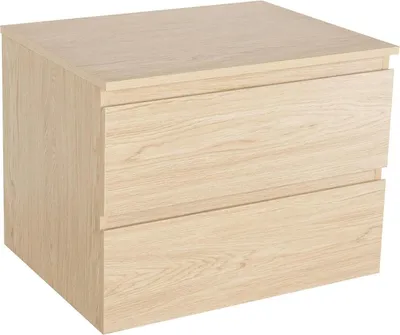 Image de Meuble simple vasque SORRENTOReproduction chêne 60cm