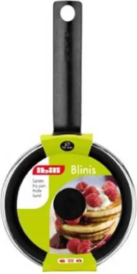 Produktbild von Ibili Frypan A Blinis Aluminium Bratpfanne, 12 cm max. Durchmesser, Aluminium, Antihaftbeschichtung