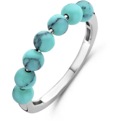 Produktbild von 12284TQ Ring mit Kugeln türkis 12284TQ Ti Sento Milano