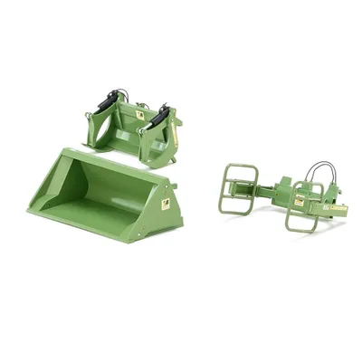 Obrázok produktu pre Wiking 077383 - Sada príslušenstva pre čelný nakladač A Bressel Green 1:32